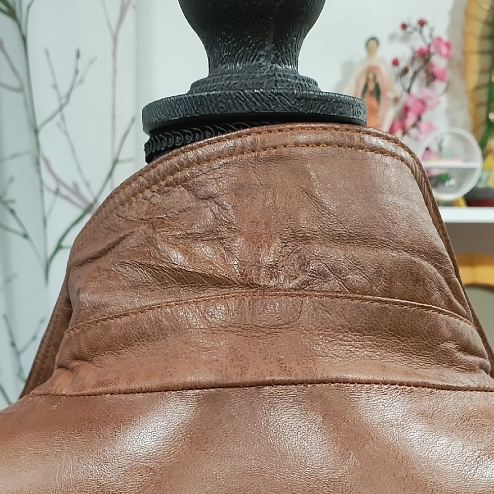 Wilsons Leather Tan Jacket for Men - Picture 14 of 16